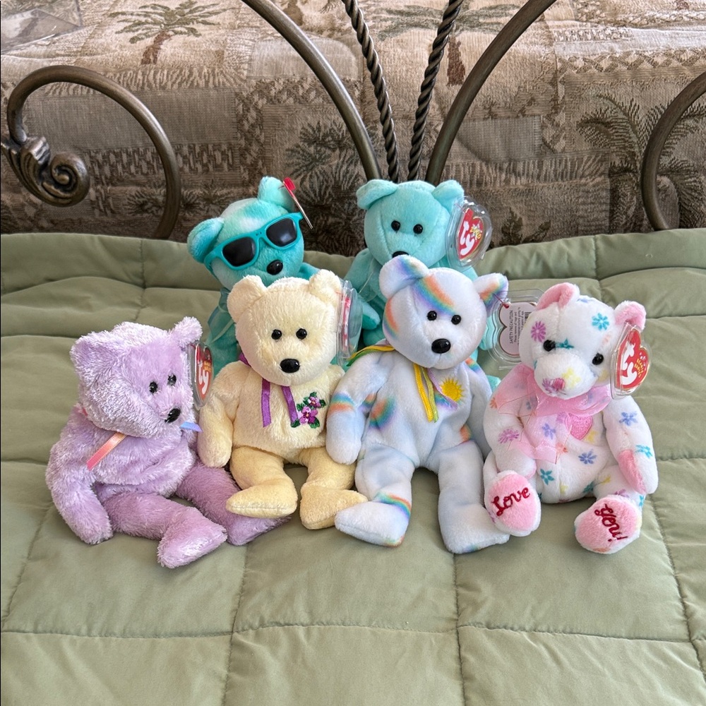 Vintage Ty Beanie Babies Happy Spring collection!